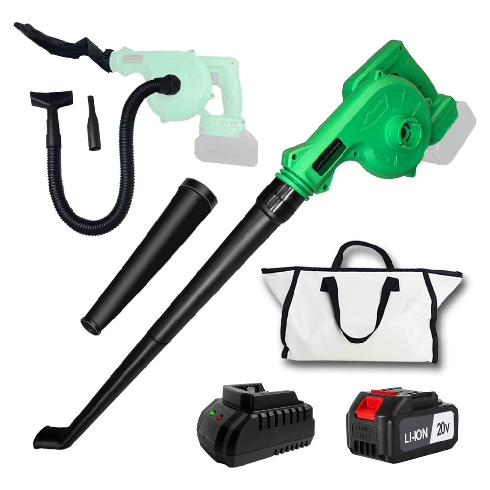 Cosmo Thrift Powerful 2 in 1 Rechargeable Cordless Leaf Lawn Duster Blower