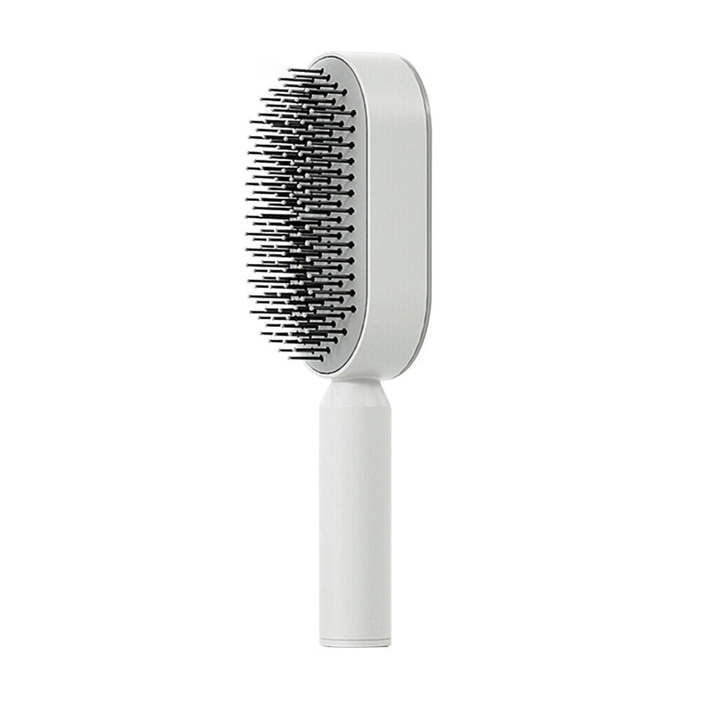 Cosmo Thrift Self-Cleaning Hair Brush – Detangling Brush for All Hair Types