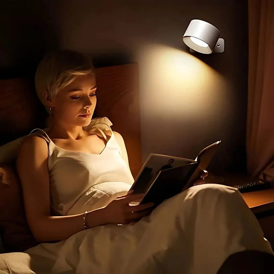 Cosmo Thrift Rechargeable Wall Light with 360° Rotation