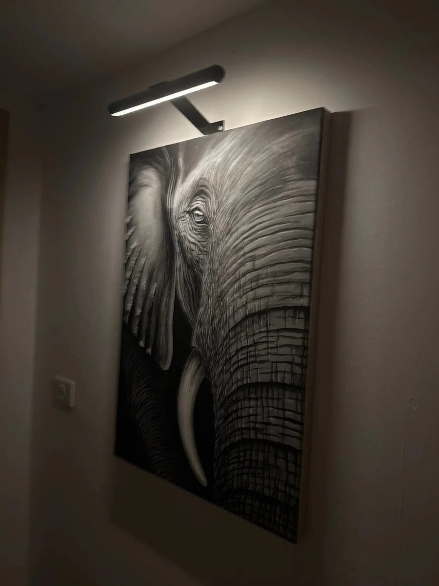 Cosmo Thrift Wireless Rechargeable LED Wall Light for Artwork and Decor