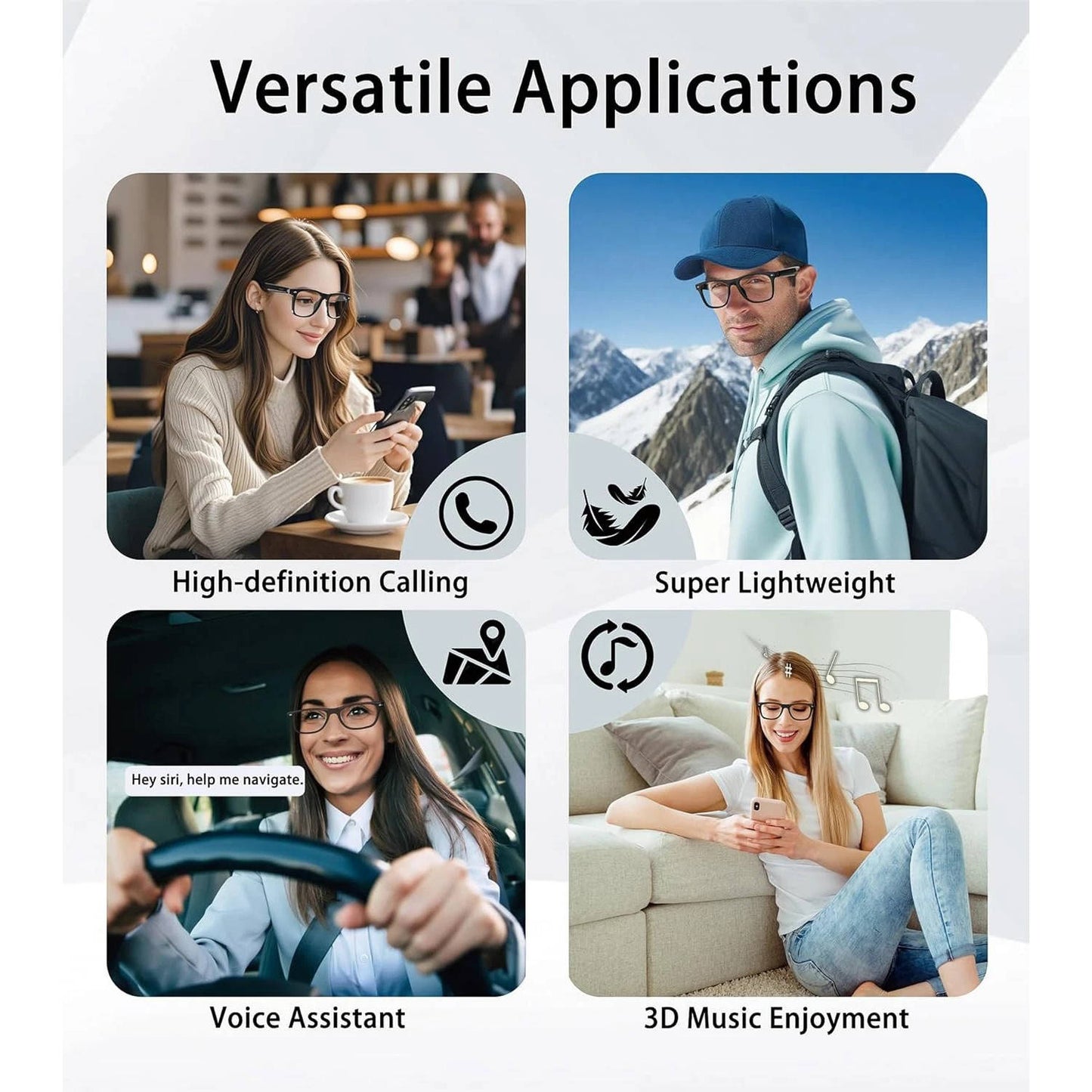 Cosmo Thrift Smart AI Glasses with Language Translator