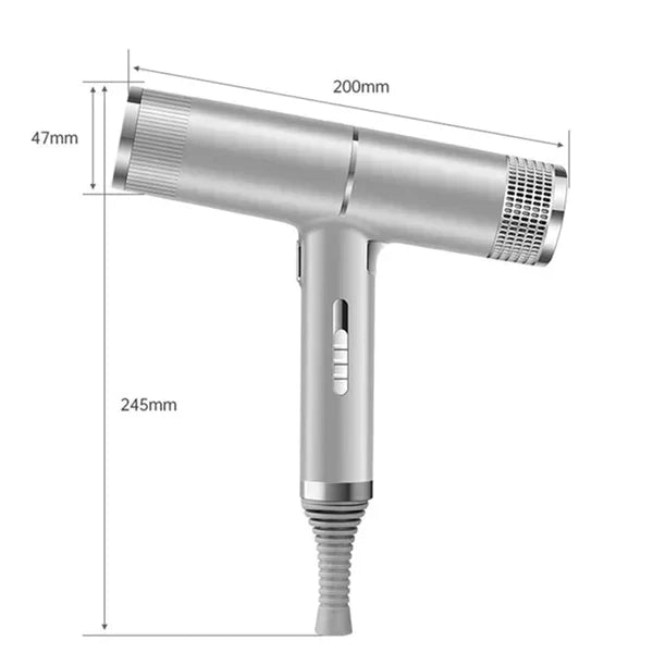 Cosmo Thrift Professional Ionic Hair Dryer – 110,000 RPM High-Speed Anion Blow Dryer with Diffuser & Nozzles