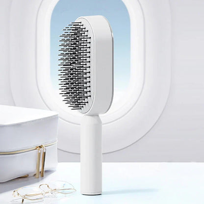 Cosmo Thrift Self-Cleaning Hair Brush – Detangling Brush for All Hair Types