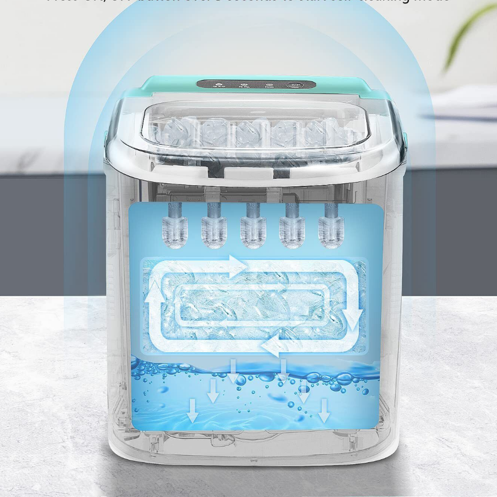 Cosmo Thrift Portable Large Capacity Countertop Nugget Ice Cube Maker Machine
