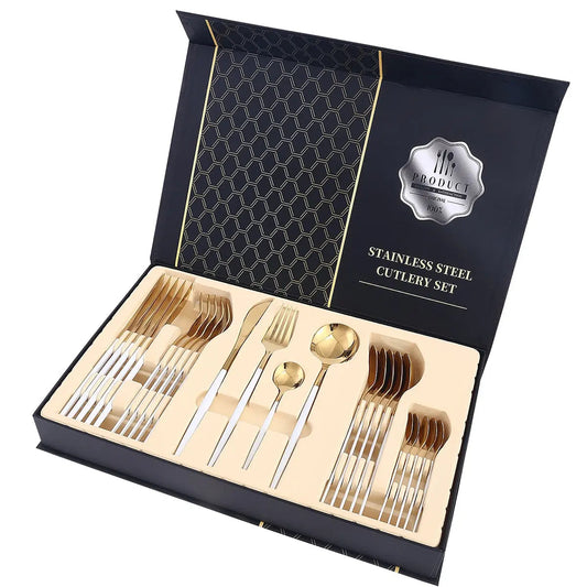 Cosmo Thrift 24 pieces Stainless Steel Flatware