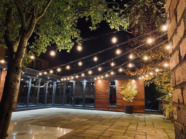 Cosmo Thrift Heavy Duty Outdoor LED String Lights – Waterproof Warm White