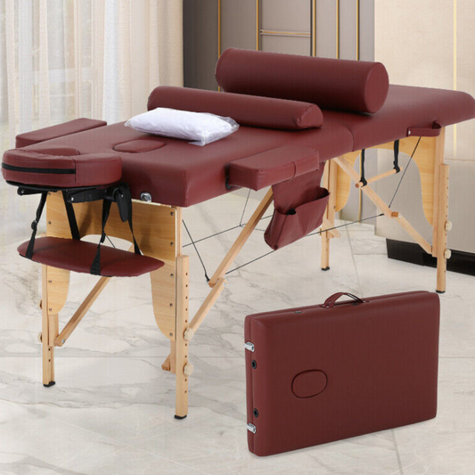 Cosmo Thrift Professional Heavy-Duty Massage Bed – Foldable Portable Table Set for Spa, Beauty & Therapy
