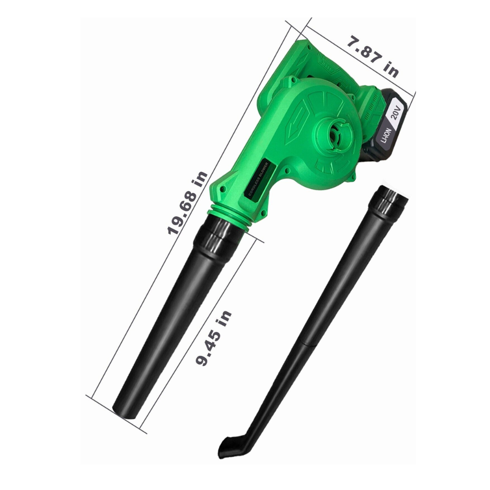 Cosmo Thrift Powerful 2 in 1 Rechargeable Cordless Leaf Lawn Duster Blower