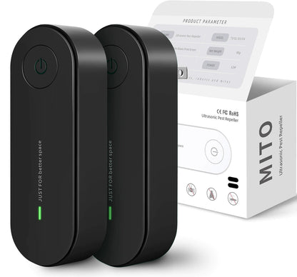 Cosmo Thrift Ultrasonic Pest Repeller Plug-In – Pack of 2 Indoor Mosquito & Insect Repellent Devices