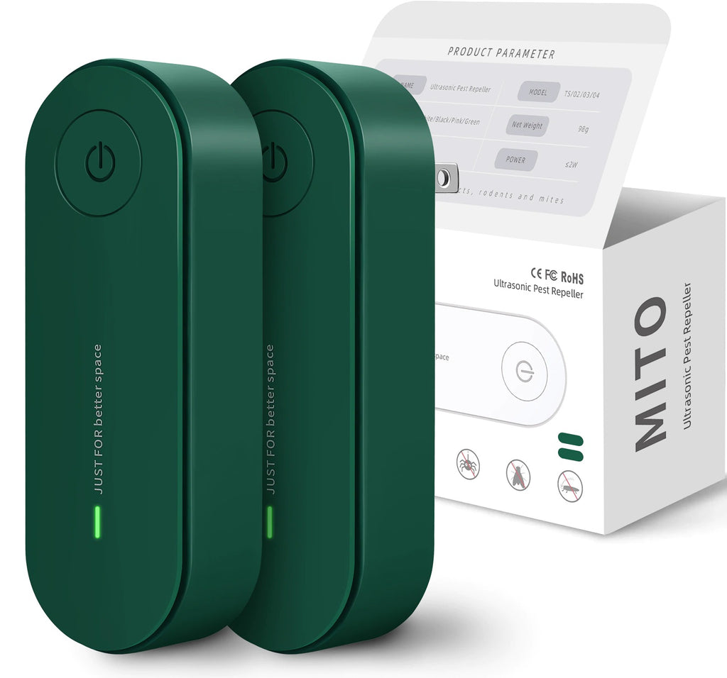 Cosmo Thrift Ultrasonic Pest Repeller Plug-In – Pack of 2 Indoor Mosquito & Insect Repellent Devices
