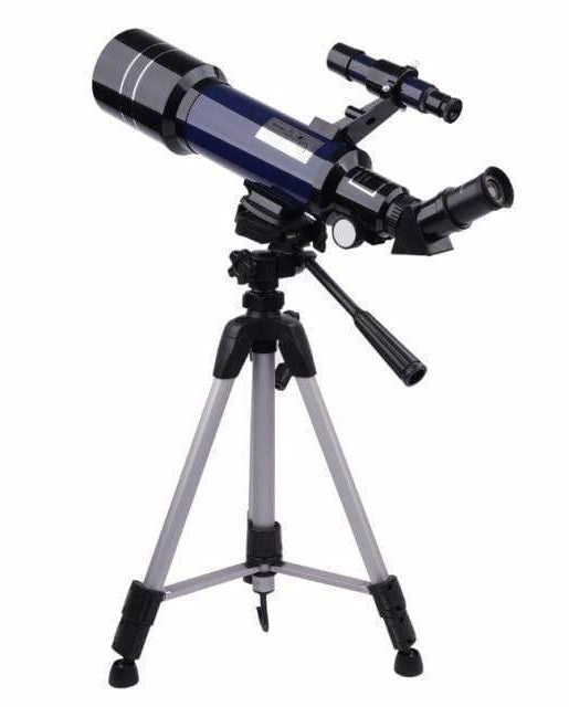 Cosmo Thrift Space Telescope Pro for Beginners – 150X Magnification with 3X Barlow Lens (Blue)