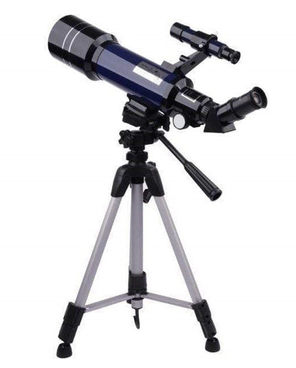 Cosmo Thrift Space Telescope Pro for Beginners – 150X Magnification with 3X Barlow Lens (Blue)