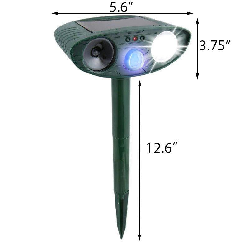 Cosmo Thrift Solar Ultrasonic Cat Repeller – Outdoor Motion Sensor Animal Deterrent