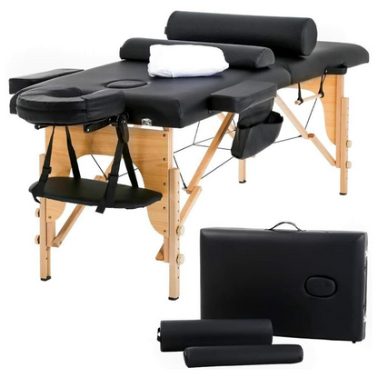 Cosmo Thrift Professional Heavy-Duty Massage Bed – Foldable Portable Table Set for Spa, Beauty & Therapy