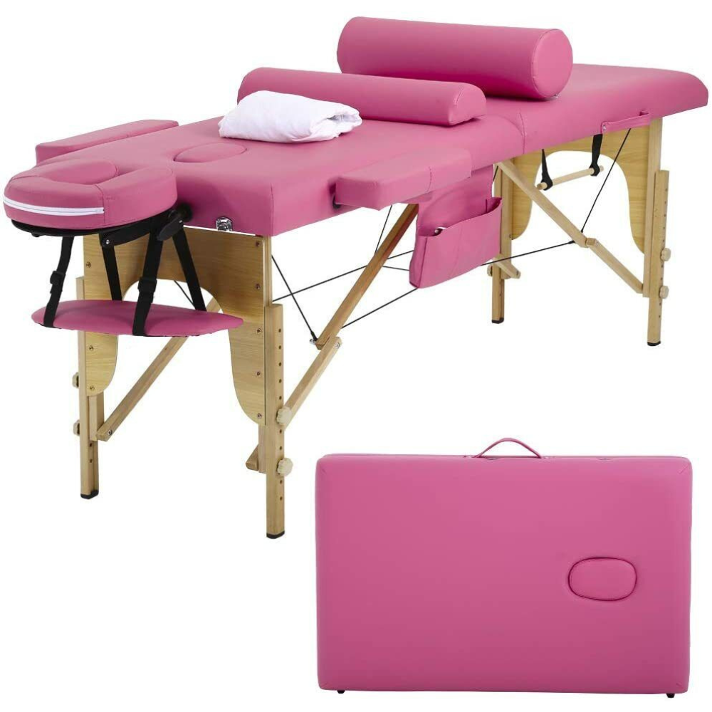 Cosmo Thrift Professional Heavy-Duty Massage Bed – Foldable Portable Table Set for Spa, Beauty & Therapy