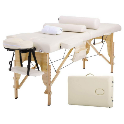 Cosmo Thrift Professional Heavy-Duty Massage Bed – Foldable Portable Table Set for Spa, Beauty & Therapy