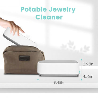 Cosmo Thrift Ultrasonic Jewelry Cleaner – Portable Sonic Cleaning Machine for Rings, Glasses & Watches