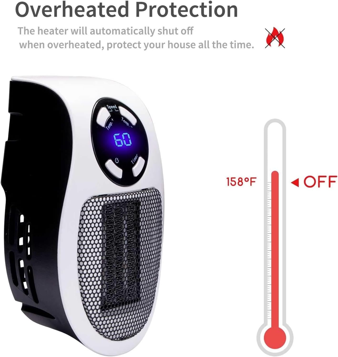 Cosmo Thrift Portable Electric Space Heater