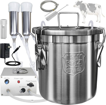 Cosmo Thrift 12L Portable Cow Milking Machine With Auto Stop