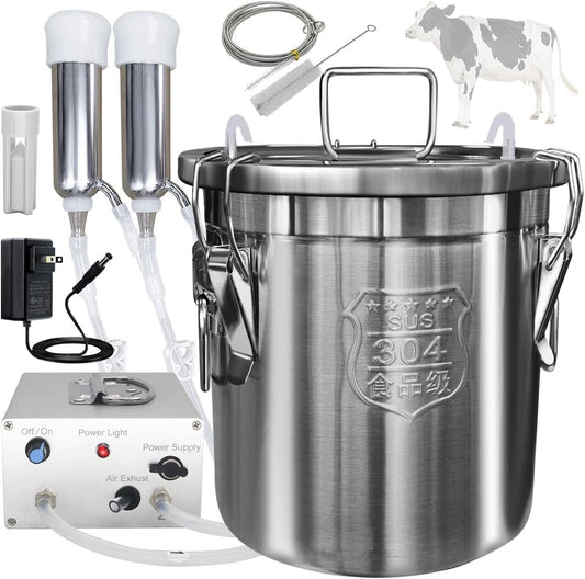 Cosmo Thrift 12L Portable Cow Milking Machine With Auto Stop