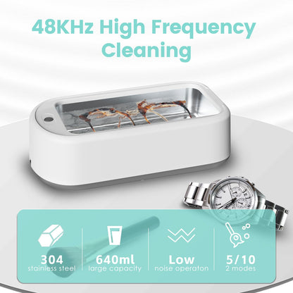 Cosmo Thrift Ultrasonic Jewelry Cleaner – Portable Sonic Cleaning Machine for Rings, Glasses & Watches