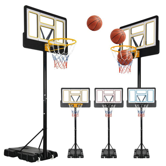 Cosmo Thrift Wheeled Portable Outdoor Basketball Hoop Set 4.4-10 FT