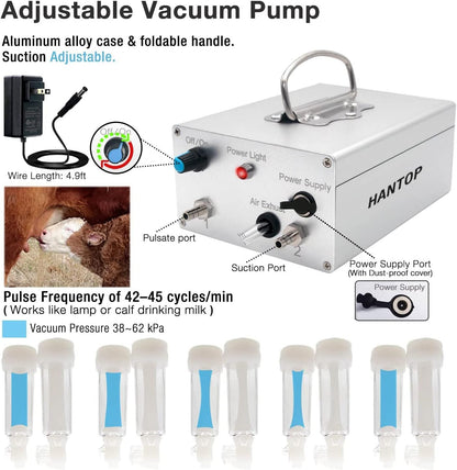 Cosmo Thrift 12L Portable Cow Milking Machine With Auto Stop