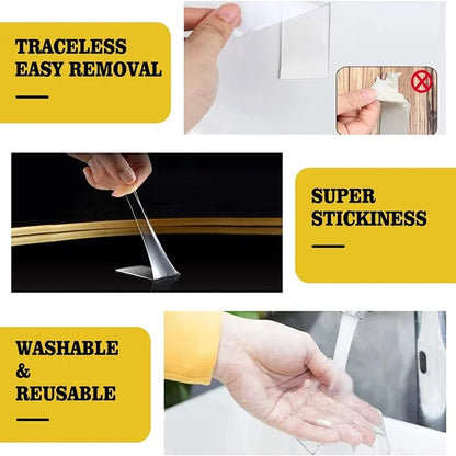 Cosmo Thrift Transparent Double Sided Grip Tape