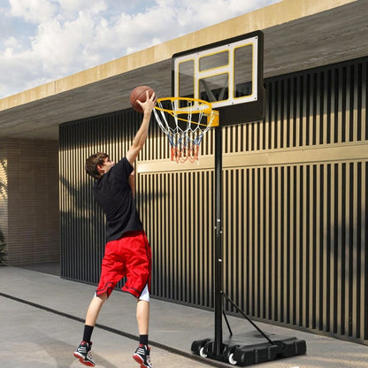 Cosmo Thrift Wheeled Portable Outdoor Basketball Hoop Set 4.4-10 FT