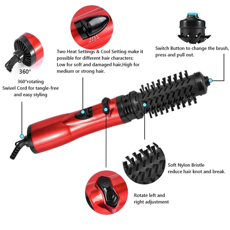 Cosmo Thrift 3-in-1 Rotating Hot Air Hair Styler and Dryer