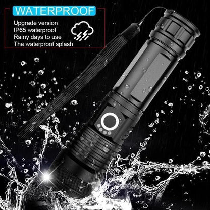 Cosmo Thrift Rechargeable Zoomable LED Flashlight