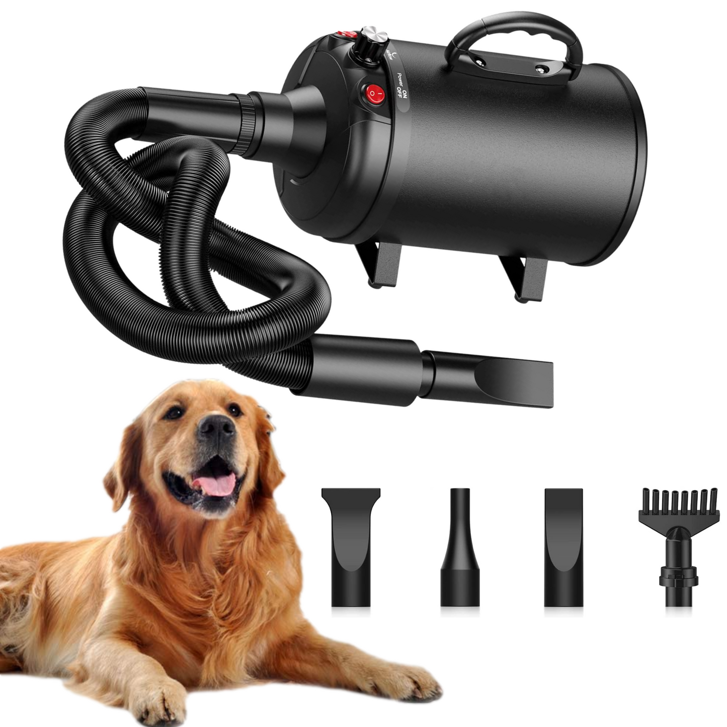 Cosmo Thrift Premium High-Velocity Dog Grooming Blow Dryer – Powerful Pet Hair Dryer for Fast Drying