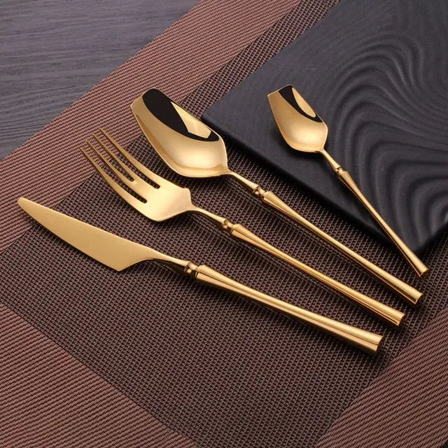 Cosmo Thrift Designer Stainless Steel Flatware – Premium Dining Cutlery Set