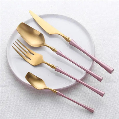 Cosmo Thrift Designer Stainless Steel Flatware – Premium Dining Cutlery Set