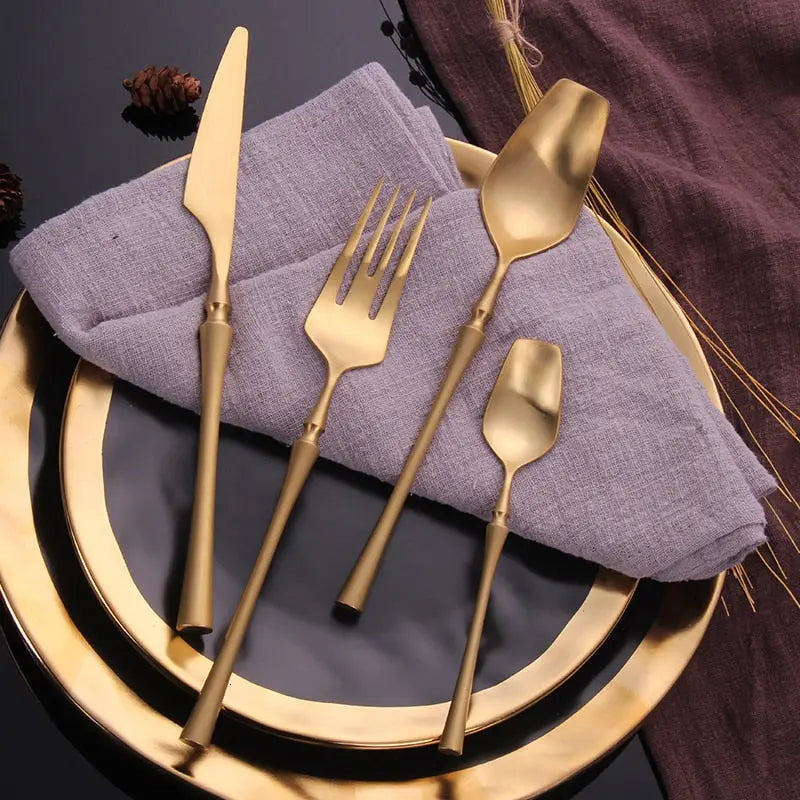 Cosmo Thrift Designer Stainless Steel Flatware – Premium Dining Cutlery Set