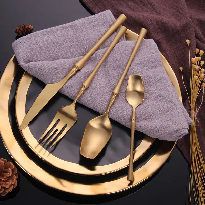 Cosmo Thrift Designer Stainless Steel Flatware – Premium Dining Cutlery Set