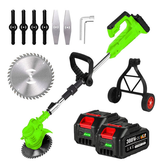 Cosmo Thrift Cordless Grass Strimmer – Battery Powered Garden Trimmer with Steel Blades