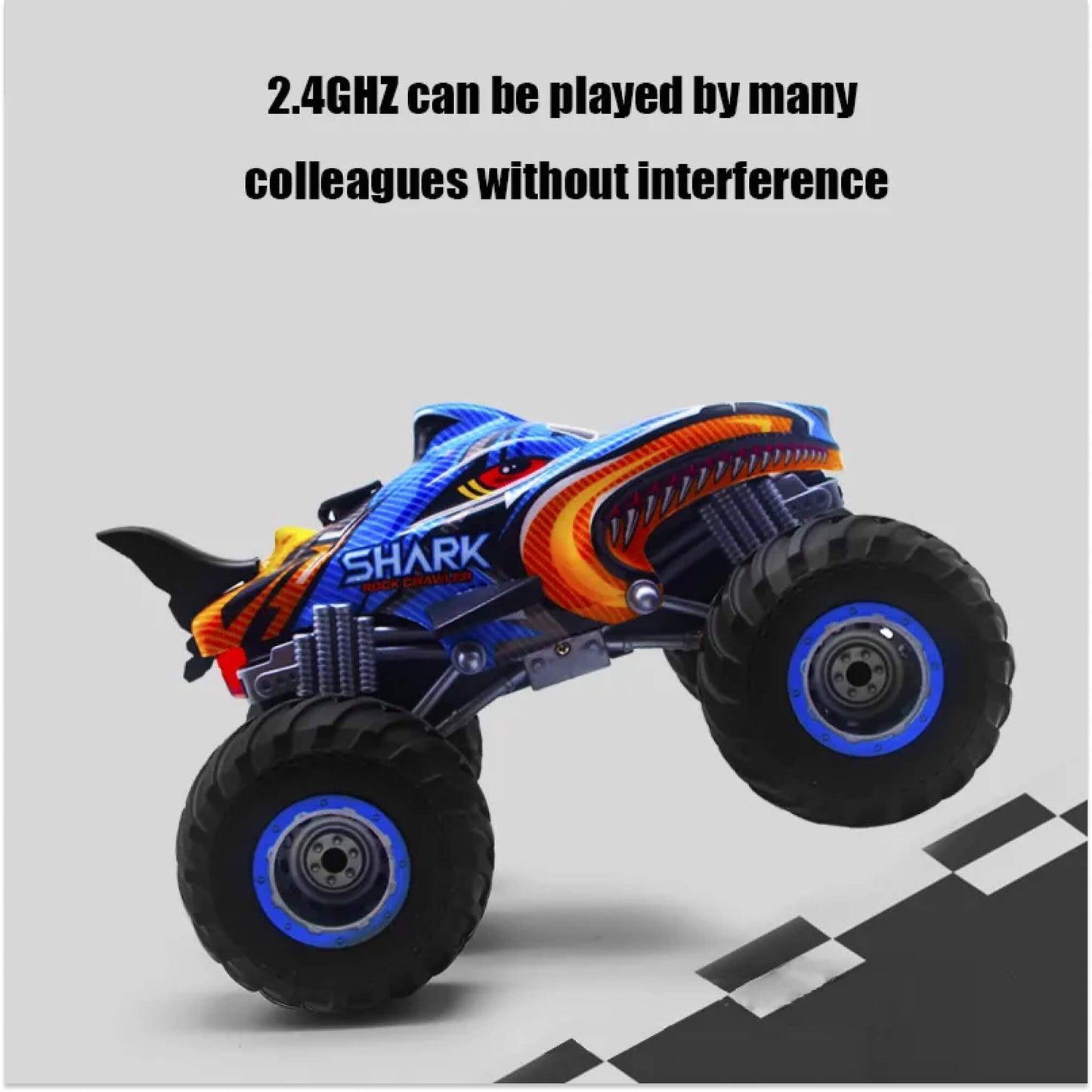 Cosmo Thrift RC 4x4 Off-Road Monster Truck – Remote Control Rock Crawler Drift Car