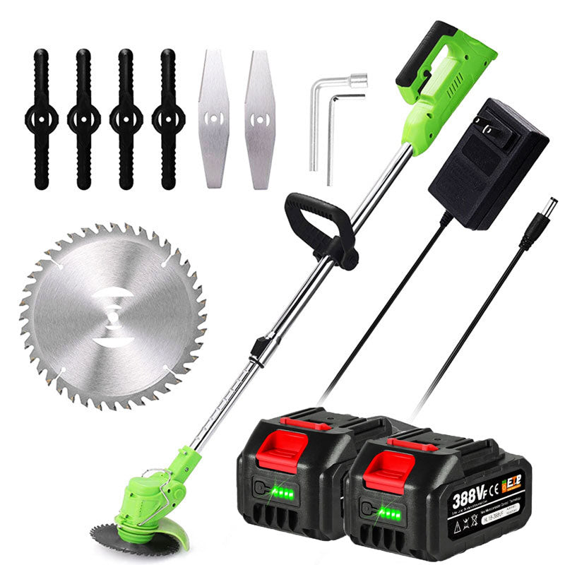 Cosmo Thrift Cordless Grass Strimmer – Battery Powered Garden Trimmer with Steel Blades