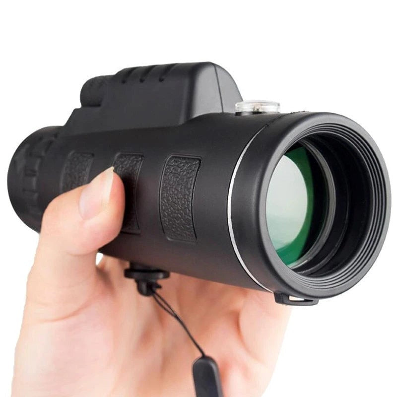 Cosmo Thrift 10X HD Monocular - High Power Monocular With Smartphone Holder & Tripod