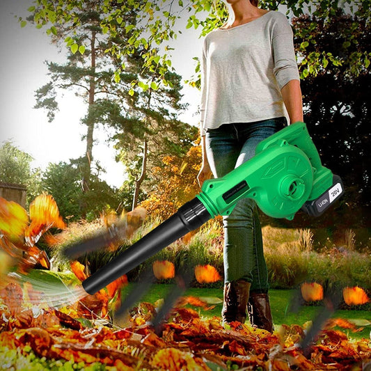 Cosmo Thrift Powerful 2 in 1 Rechargeable Cordless Leaf Lawn Duster Blower