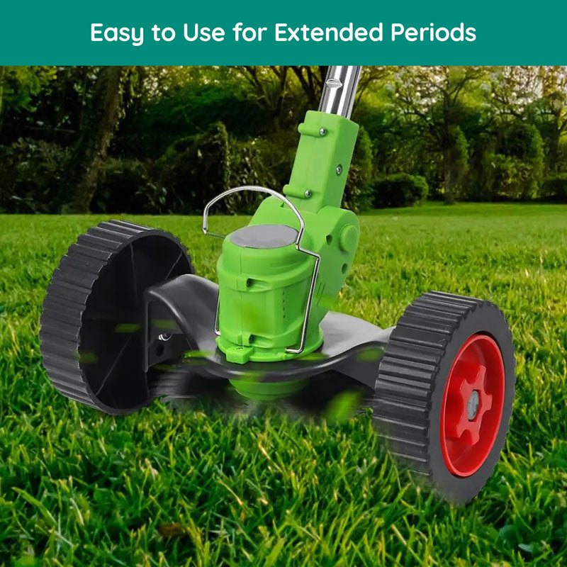 Cosmo Thrift Cordless Grass Strimmer – Battery Powered Garden Trimmer with Steel Blades