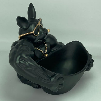 Cosmo Thrift Bulldog Storage Sculpture