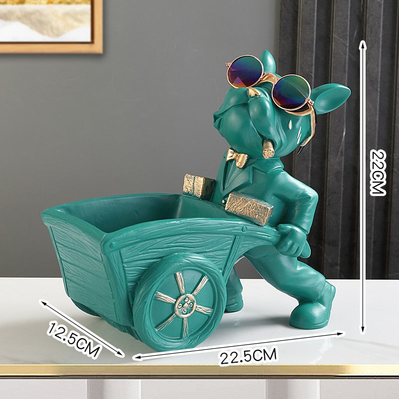 Cosmo Thrift Bulldog Builder Sculpture