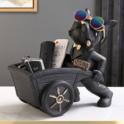 Cosmo Thrift Bulldog Builder Sculpture