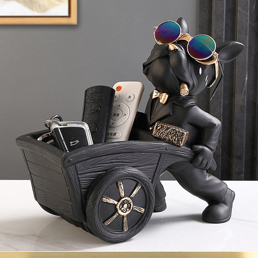Cosmo Thrift Bulldog Builder Sculpture
