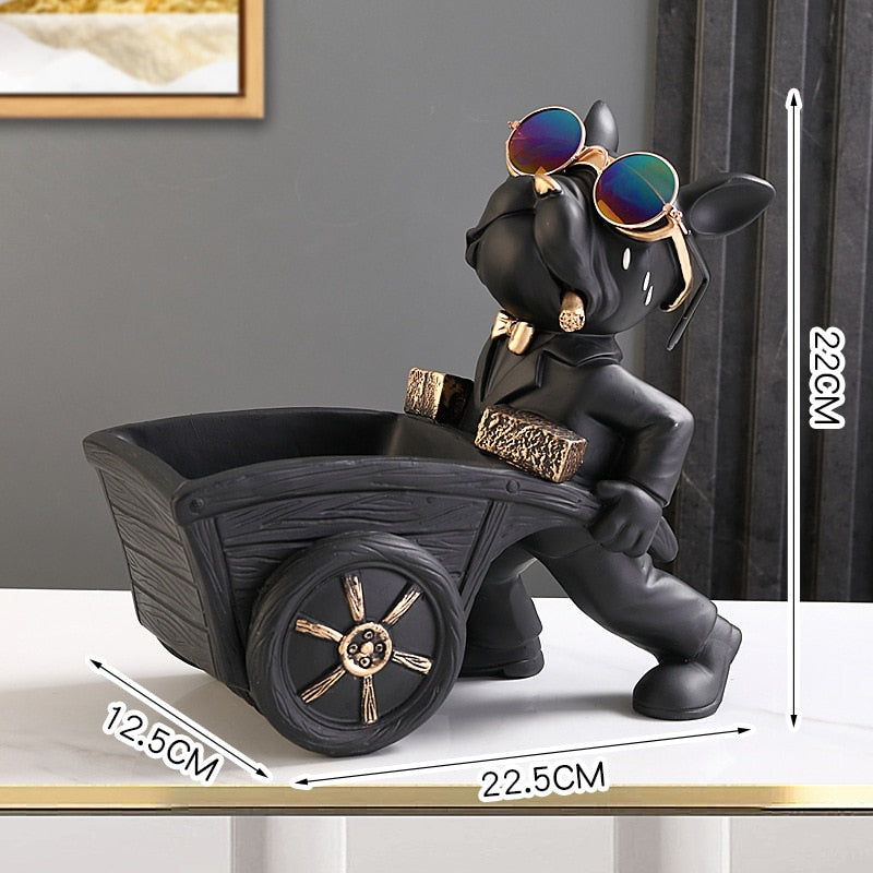 Cosmo Thrift Bulldog Builder Sculpture
