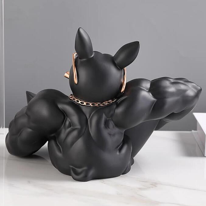 Cosmo Thrift Bulldog Storage Sculpture