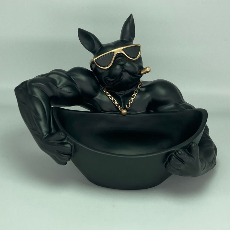 Cosmo Thrift Bulldog Storage Sculpture