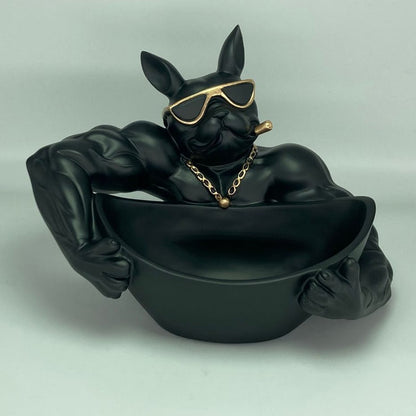 Cosmo Thrift Bulldog Storage Sculpture